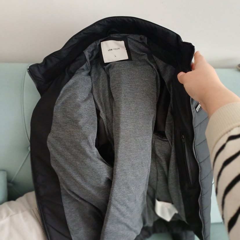 LCW Siyah Erkek Deri görünümlü mont - Görsel 3