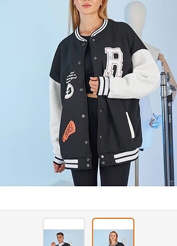 Unisex kolej ceketi - Görsel 5