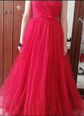 Kabarık tüllü abiye  - Görsel 5