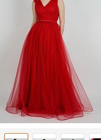 Kabarık tüllü abiye  - Görsel 7