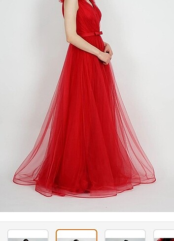 Kabarık tüllü abiye  - Görsel 8