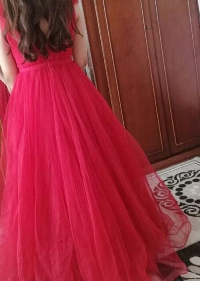 Kabarık tüllü abiye  - Görsel 2