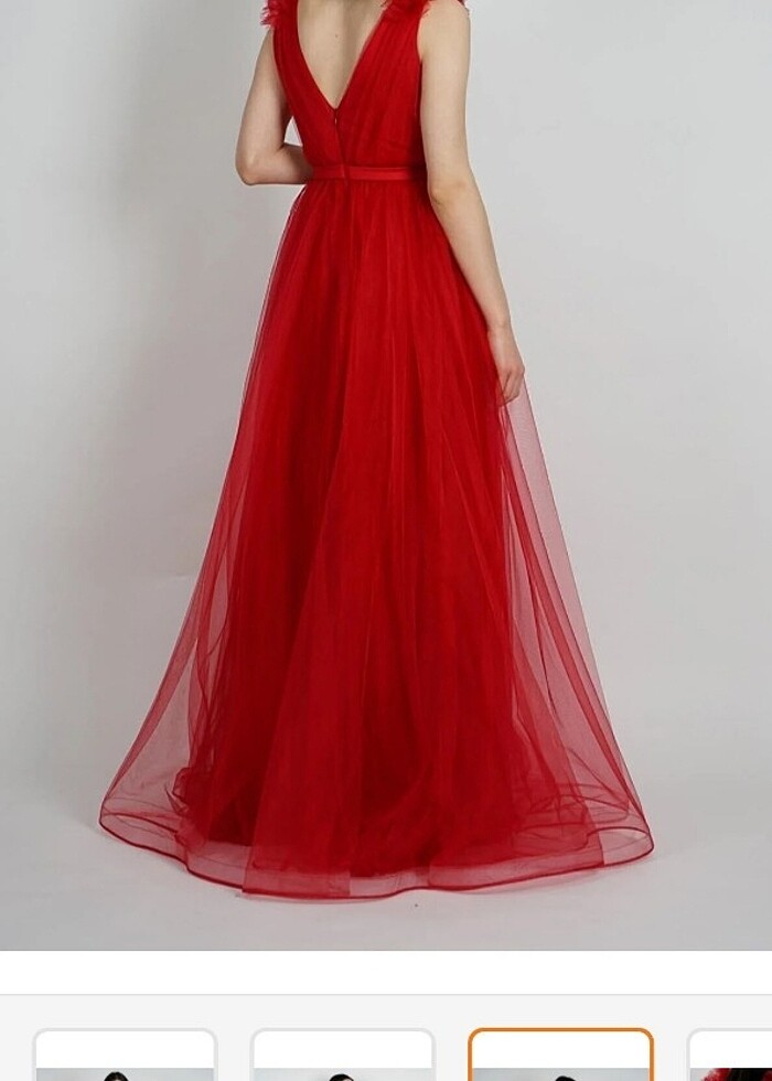 Kabarık tüllü abiye  - Görsel 3