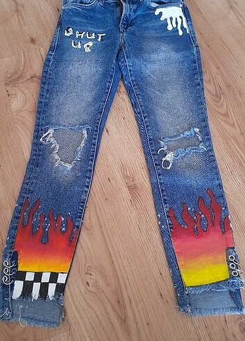 Kiz cocuk kot pantolon