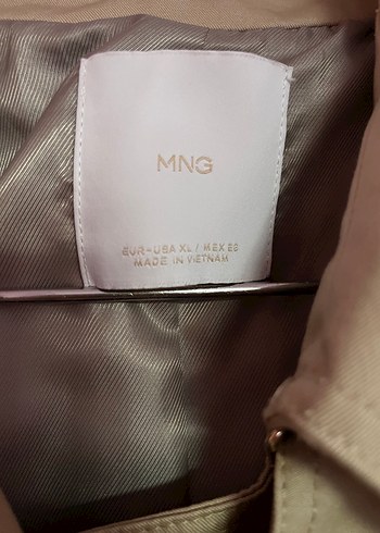 xl Beden camel Renk Mango trençkot