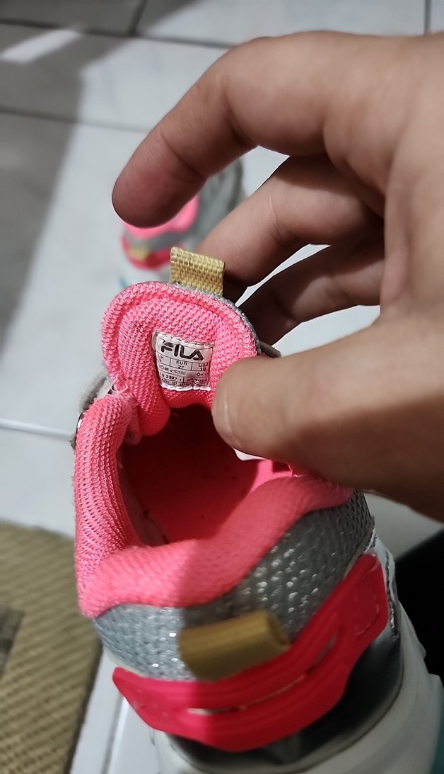 Kız Çocuk Gri Sneaker Velcro Bantlı - Görsel 5