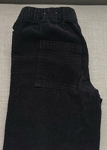 Erkek Siyah Bol Kesim Kot Pantolon - Görsel 2