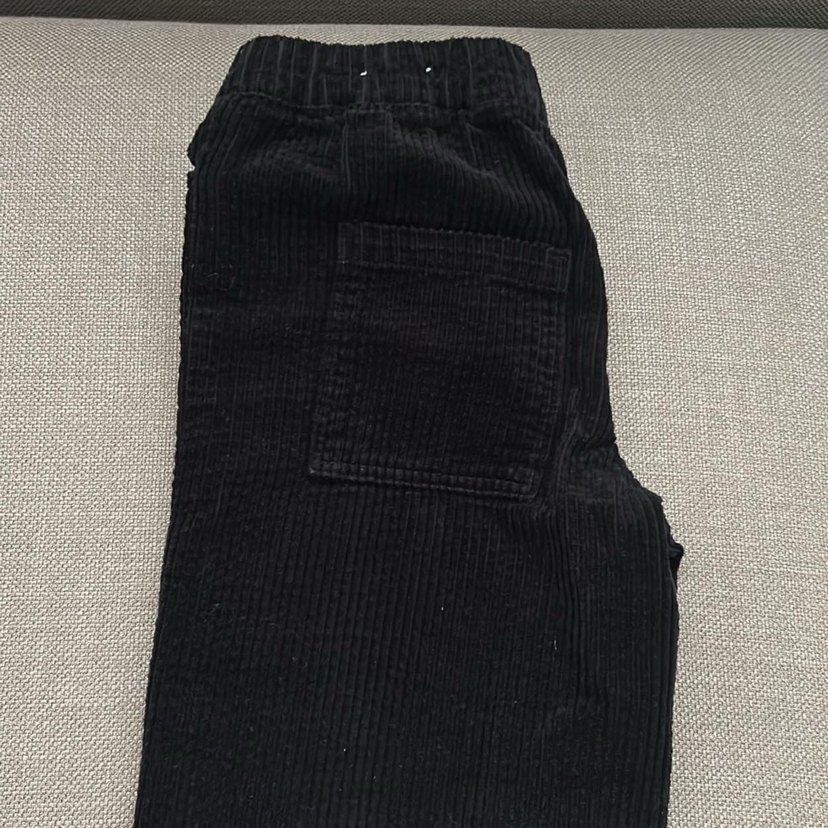 Erkek Siyah Bol Kesim Kot Pantolon - Görsel 2