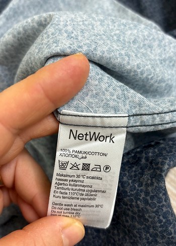 Düğmeli Gri Erkek Keten Gömlek - Görsel 5