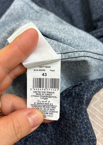 Düğmeli Gri Erkek Keten Gömlek - Görsel 6