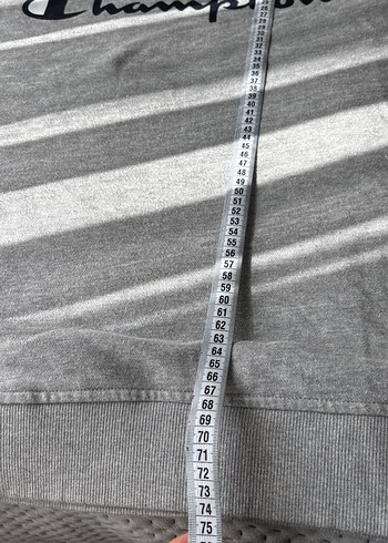 Gri Champion Kadın Uzun Kollu Sweatshirt - Görsel 8