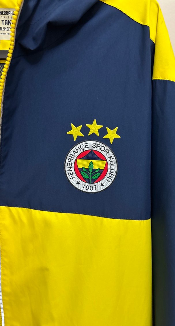 Sarı-Siyah Fermuarlı Erkek Yağmurluk - Görsel 3