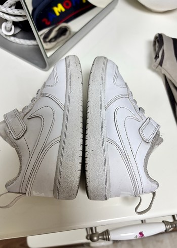 Beyaz Erkek Çocuk Spor Ayakkabı Velcro - Görsel 4