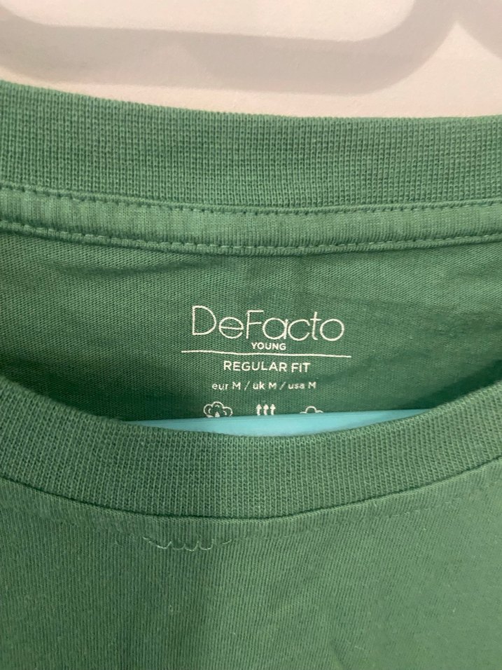 Yeşil Baskılı Erkek Tişörtü - Görsel 2