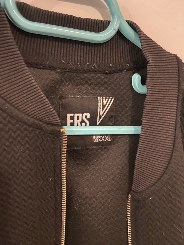 Siyah Fermuarlı Erkek Midi Ceket - Görsel 2