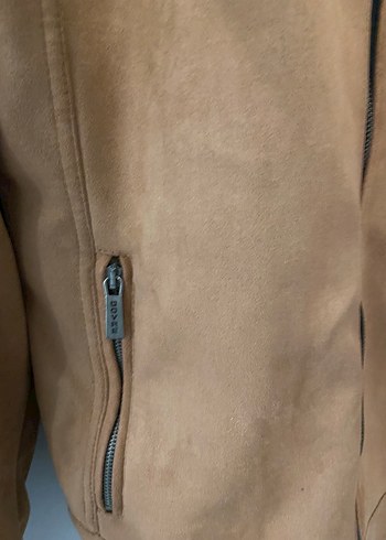 Dovre Kahverengi Süet Biker Ceket - Görsel 3