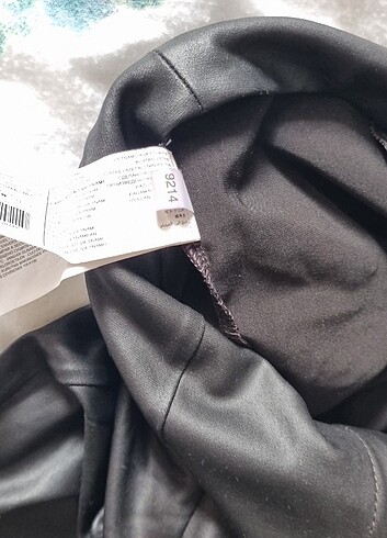 m Beden Mango deri pantalon ince