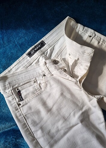 m Beden Beyaz kot pantalon