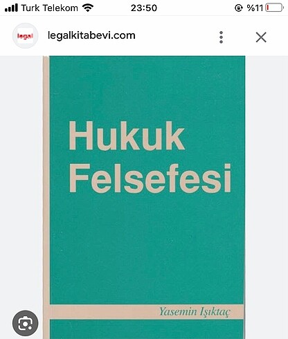 Hukuk Felsefesi YASEMİN Işıktaç