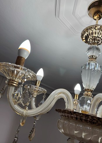 taşlı gold avize - Görsel 4