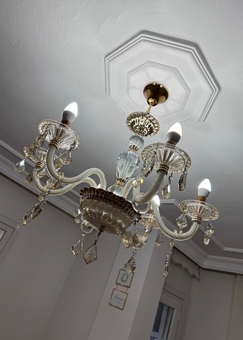 taşlı gold avize - Görsel 2