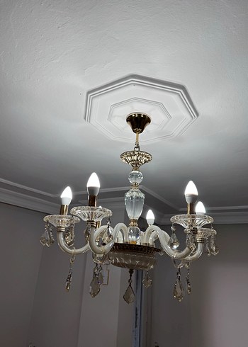 taşlı gold avize - Görsel 5