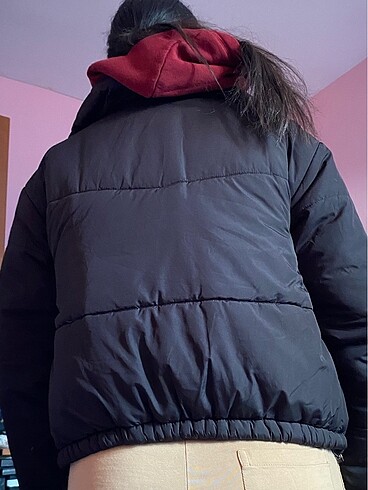 36 Beden Siyah şişme mont