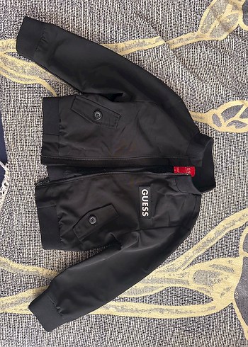 GUESS Siyah Düğmeli Erkek Çocuk Ceket