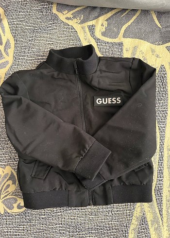 18-24 Ay Beden GUESS Siyah Düğmeli Erkek Çocuk Ceket