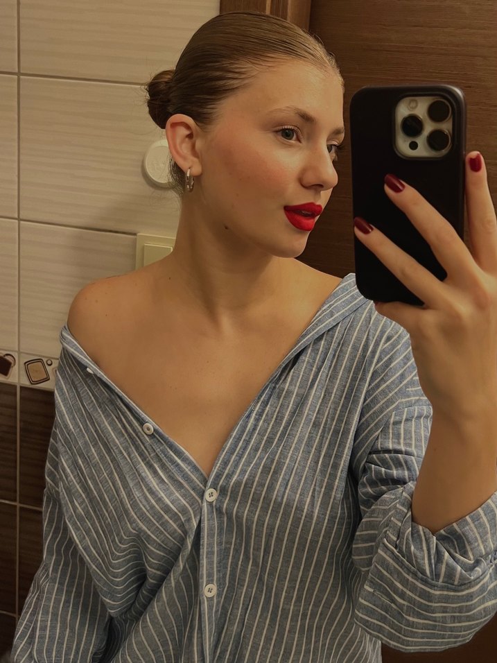 Cizgili gomlek - Görsel 2