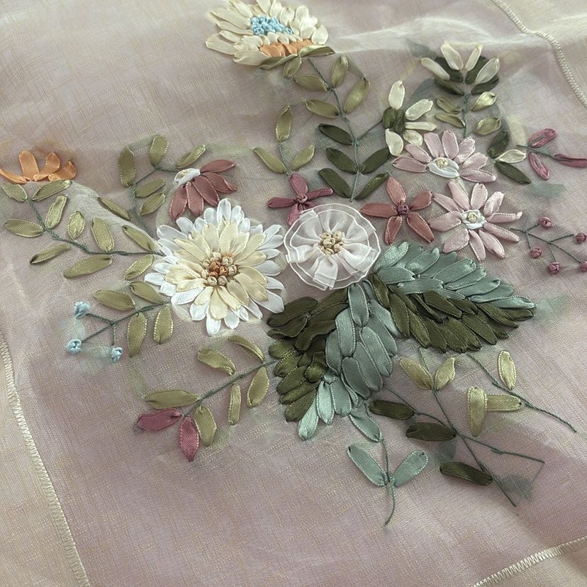 Nakışlı Bohem Bej Masa Örtüsü - Görsel 3