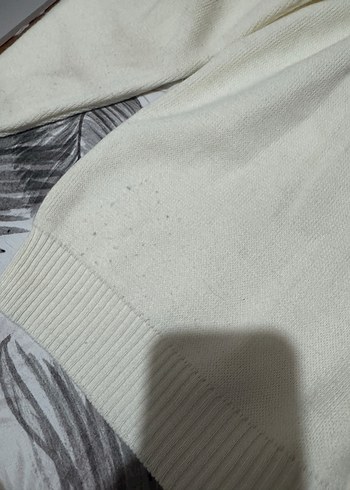 Diğer Beyaz Yumuşak Fermuarlı Kadın Sweatshirt