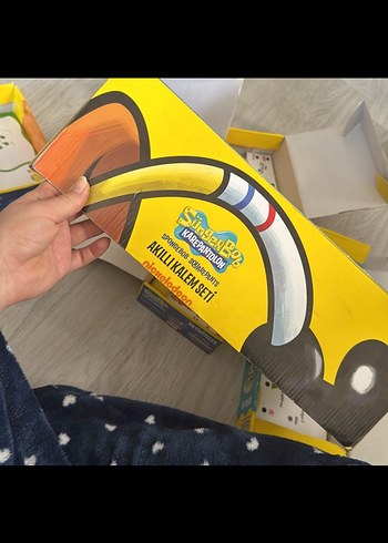 SüngerBob akıllı kalem Temalı Çocuk Aktivite Kitapları Seti - Görsel 2