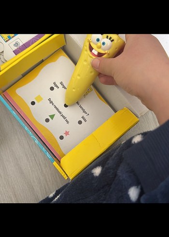 SüngerBob akıllı kalem Temalı Çocuk Aktivite Kitapları Seti - Görsel 5