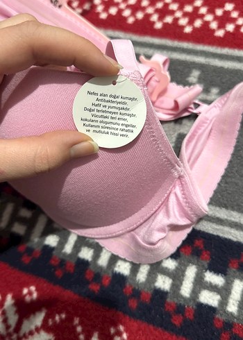 Bambu Pembe Destekli Sütyen ve Külot Takımı - Görsel 2