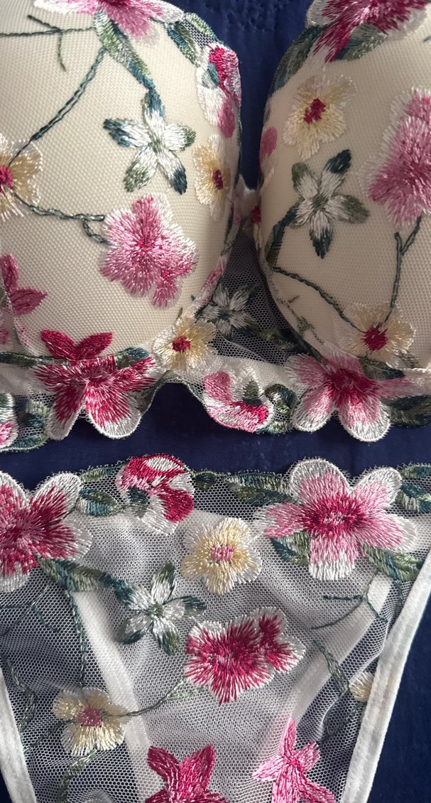 Nakışlı Bohem dolgulu Sütyen Takımı - Görsel 3