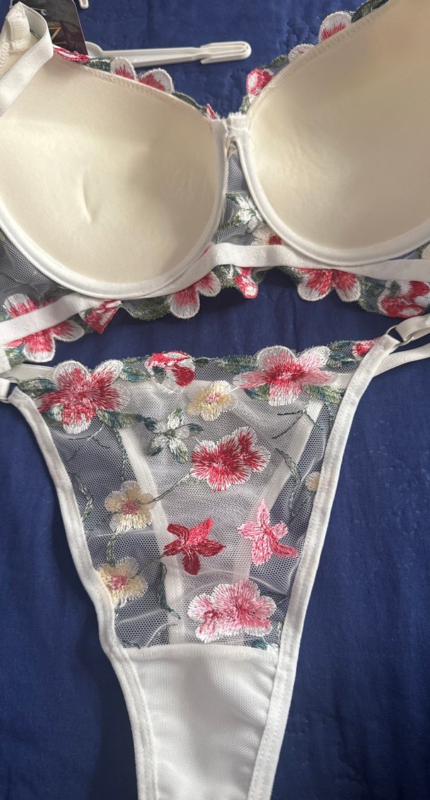 Nakışlı Bohem dolgulu Sütyen Takımı - Görsel 4