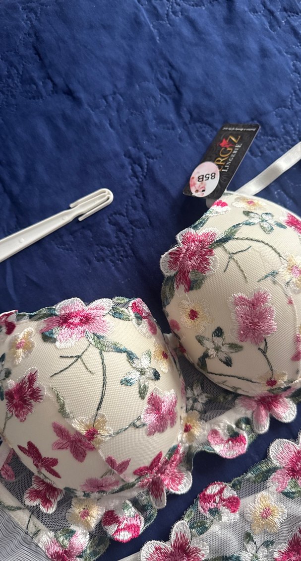 Nakışlı Bohem dolgulu Sütyen Takımı - Görsel 2