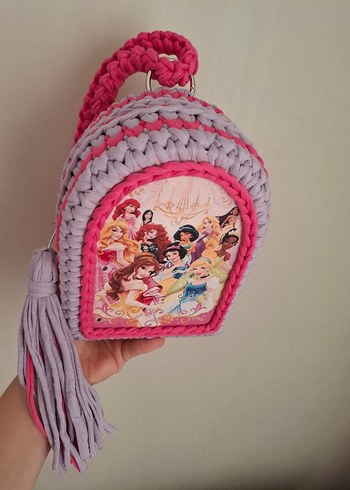 el örgüsü sırt çantası - Görsel 2