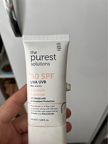the purest güneş kremi