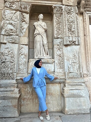 Diğer Moda aksa mavi takım