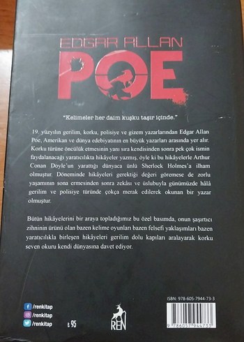 Beden Renk Edgar Allan Poe Bütün Hikayeleri Özel Basım