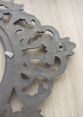 Mor Parlak Oval Ayna Çerçevesi - Görsel 8