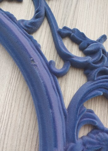 Mor Parlak Oval Ayna Çerçevesi - Görsel 6