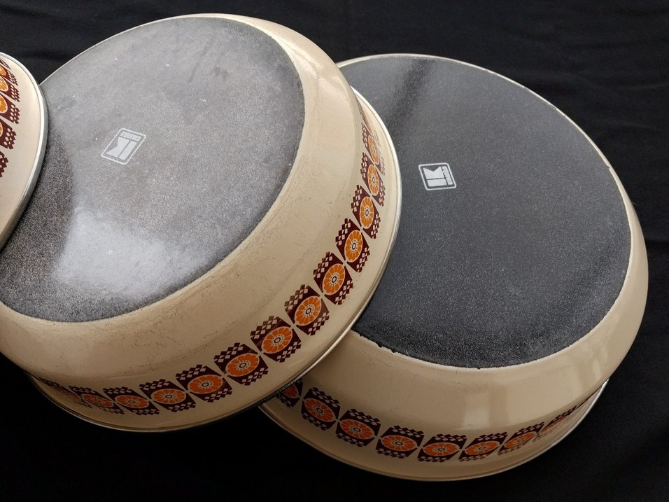 Eskilerden kalma emaye takım - Görsel 5