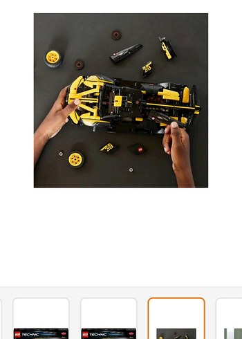 LEGO Technic Sarı Yarış Arabası 42151 - Görsel 6