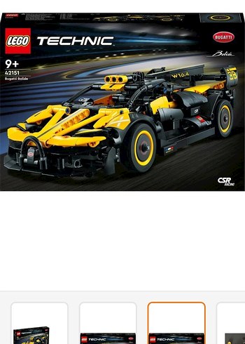 LEGO Technic Sarı Yarış Arabası 42151 - Görsel 7