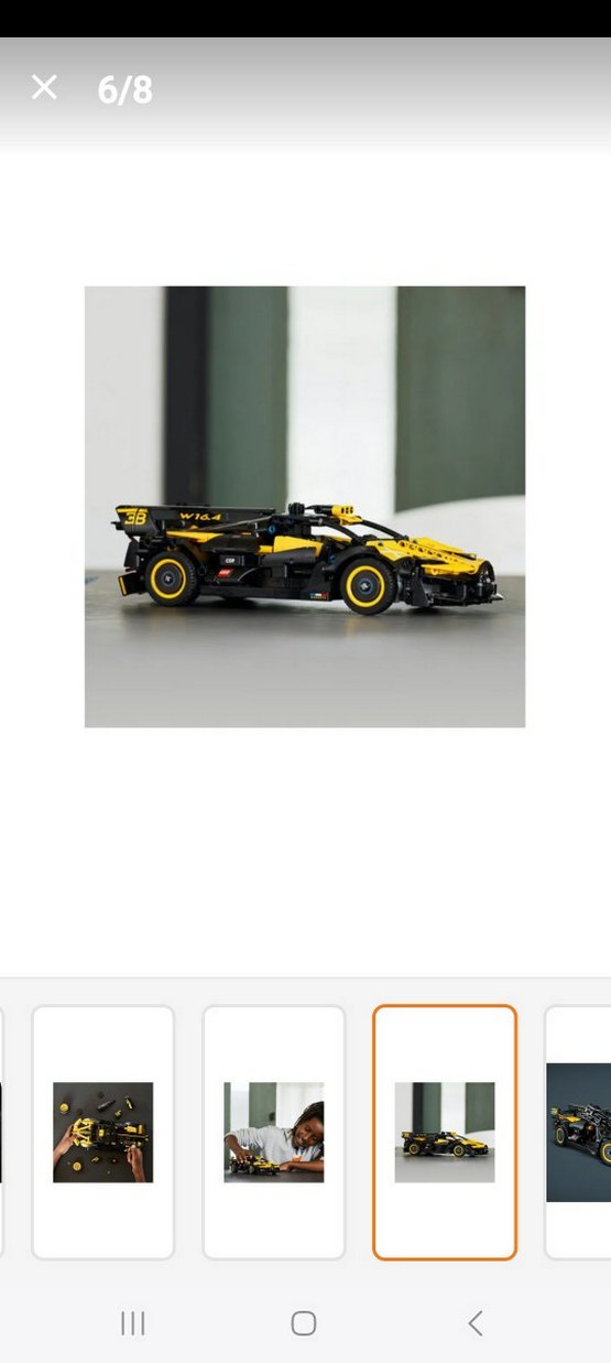 LEGO Technic Sarı Yarış Arabası 42151 - Görsel 5