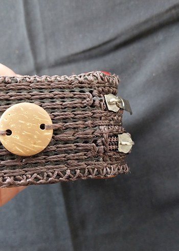 Bohem Tarzda Renkli El Yapımı Çanta Cüzdan 14x7 cm - Görsel 6