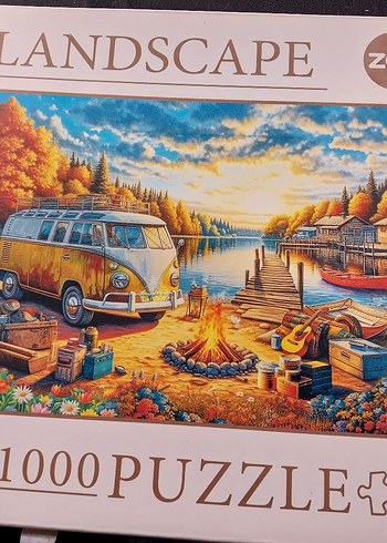 1000 Parça Renkli Manzara Puzzle - Görsel 4